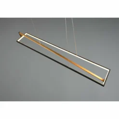 Luminaires Trio Suspension Trio-Leuchten Edge LED Noir, 1 lumière* Éclairage Led