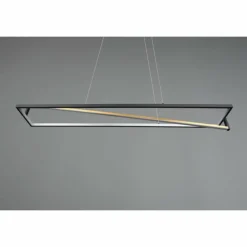 Luminaires Trio Suspension Trio-Leuchten Edge LED Noir, 1 lumière* Éclairage Led