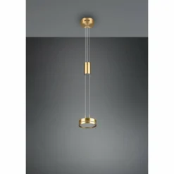 Luminaires Trio Suspension Trio-Leuchten Franklin LED Laiton, 1 lumière* Éclairage Led