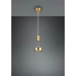 Luminaires Trio Suspension Trio-Leuchten Franklin LED Laiton, 1 lumière* Éclairage Led
