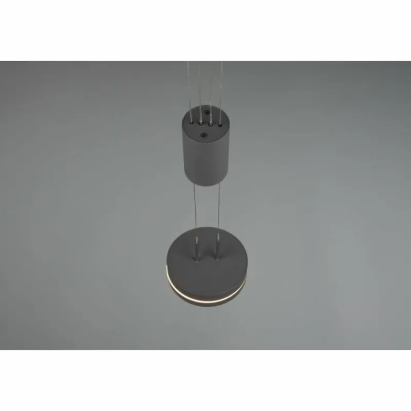 Luminaires Trio Suspension Trio-Leuchten Franklin LED Anthracite, 1 lumière* Éclairage Led