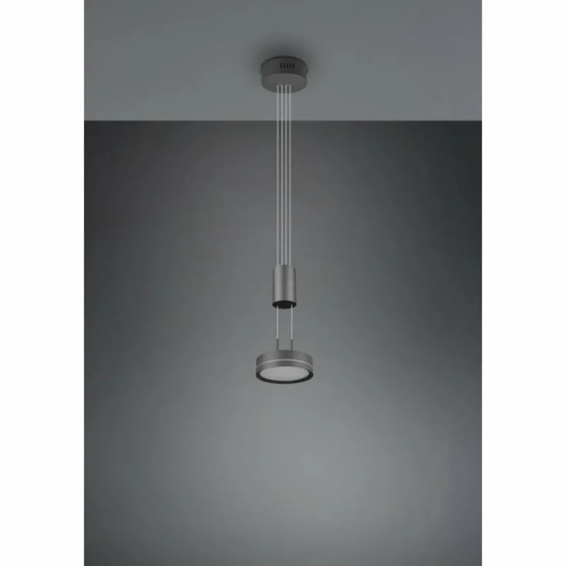 Luminaires Trio Suspension Trio-Leuchten Franklin LED Anthracite, 1 lumière* Éclairage Led