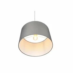 Lampes En Tissu-Luminaires Trio Suspension Trio-Leuchten Hotel Nickel mat, 1 lumière