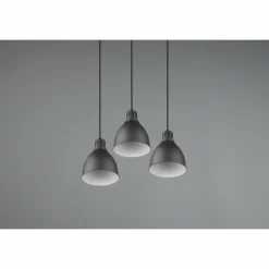 Luminaires Trio Suspension Trio-Leuchten Henley Noir, 3 lumières* Suspensions