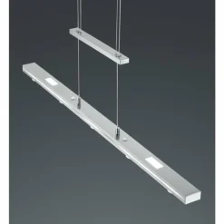 Luminaires Trio Suspension Trio-Leuchten Lacal LED Nickel mat, 7 lumières* Suspensions
