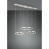 Luminaires Trio Suspension Trio-Leuchten Morrison LED Nickel mat, 1 lumière* Suspensions