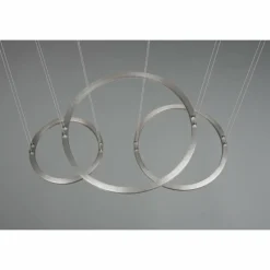 Luminaires Trio Suspension Trio-Leuchten Morrison LED Nickel mat, 1 lumière* Suspensions