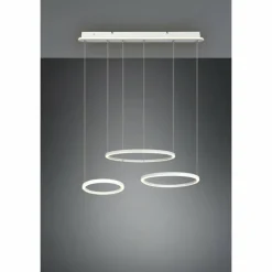 Luminaires Trio Suspension Trio-Leuchten Morrison LED Blanc, 1 lumière* Suspensions