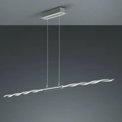 Luminaires Trio Suspension Trio-Leuchten Portofino LED Chrome, 4 lumières* Suspensions