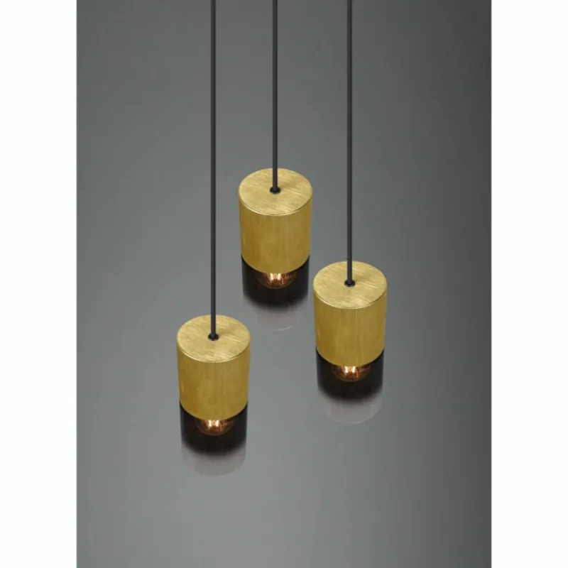 Suspension Verre Fumé-Luminaires Trio Suspension Trio-Leuchten Robin Laiton, 1 lumière