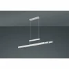 Luminaires Trio Suspension Trio-Leuchten Trajan LED Nickel mat, 3 lumières* Éclairage Led