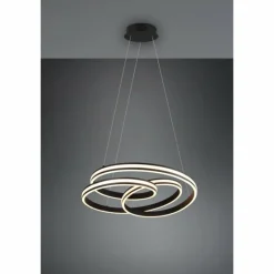 Luminaires Trio Suspension Trio-Leuchten Yara LED Noir, 1 lumière* Éclairage Led