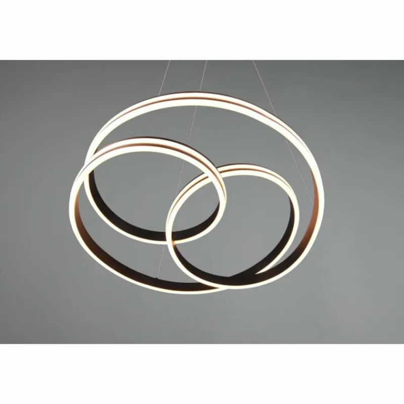 Luminaires Trio Suspension Trio-Leuchten Yara LED Noir, 1 lumière* Éclairage Led