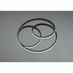 Luminaires Trio Suspension Trio-Leuchten Yara LED Noir, 1 lumière* Éclairage Led