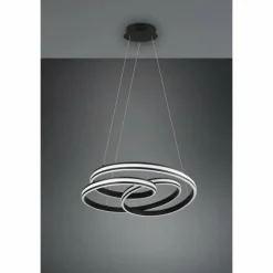 Luminaires Trio Suspension Trio-Leuchten Yara LED Noir, 1 lumière* Éclairage Led