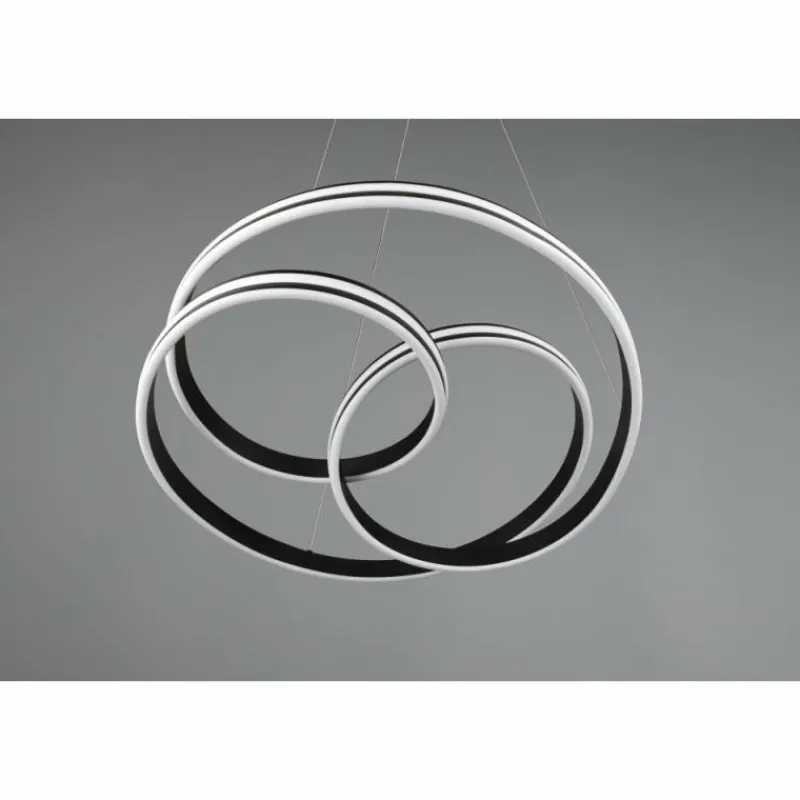 Luminaires Trio Suspension Trio-Leuchten Yara LED Noir, 1 lumière* Éclairage Led