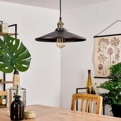 Lampes Industrielles-hofstein Suspension Tripolis Noir, 1 lumière