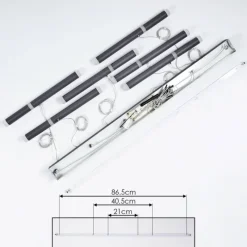 hofstein Suspension Térou LED Anthracite, 6 lumières* Éclairage Led