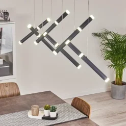 hofstein Suspension Térou LED Anthracite, 6 lumières* Éclairage Led