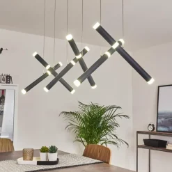 hofstein Suspension Térou LED Anthracite, 6 lumières* Éclairage Led