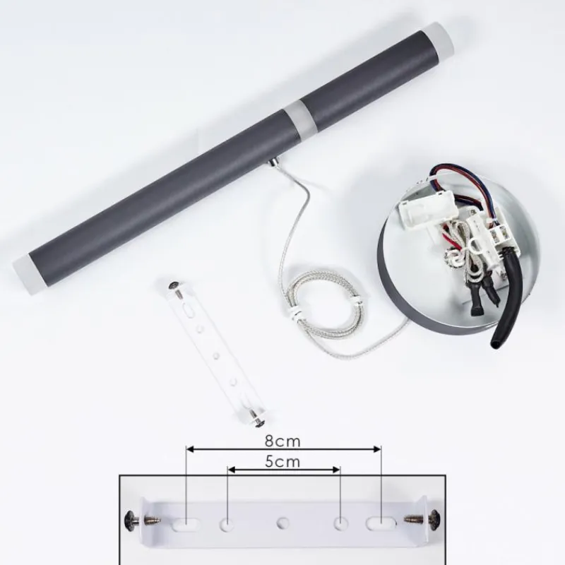 hofstein Suspension Térou LED Anthracite, 1 lumière