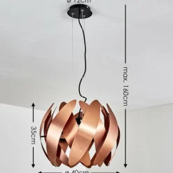 Lampes À Boules-hofstein Suspension Tulpio Noir, 1 lumière