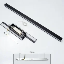 hofstein Suspension Tumbila LED Noir, 1 lumière