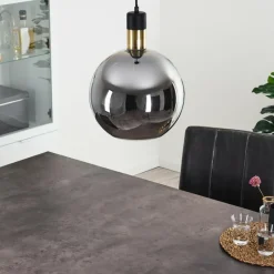 hofstein Suspension Tuvalu Noir, 1 lumière