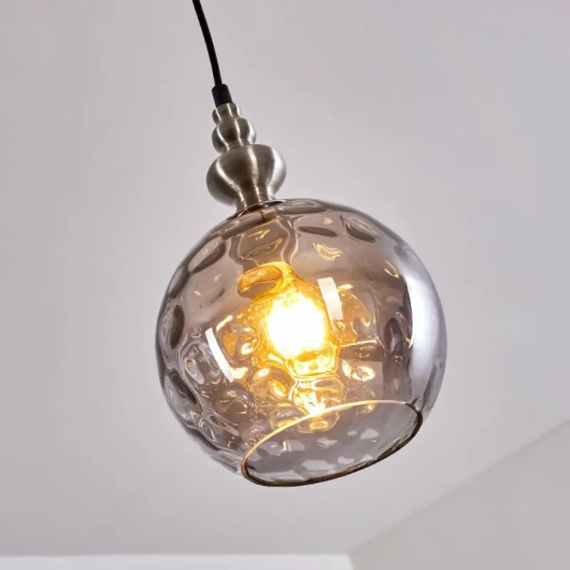 hofstein Suspension Uddebo Nickel mat, 1 lumière