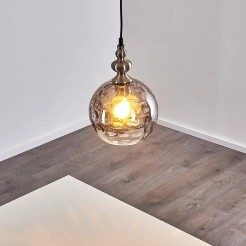 hofstein Suspension Uddebo Nickel mat, 1 lumière