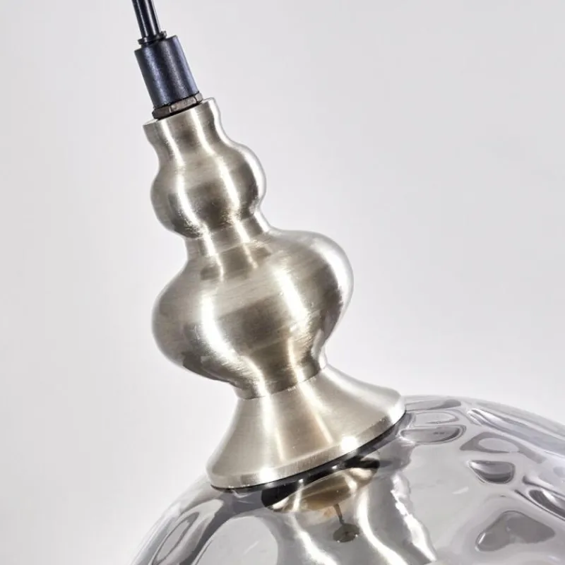 hofstein Suspension Uddebo Nickel mat, 1 lumière