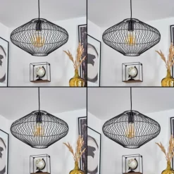 hofstein Suspension Unafo Noir, 1 lumière