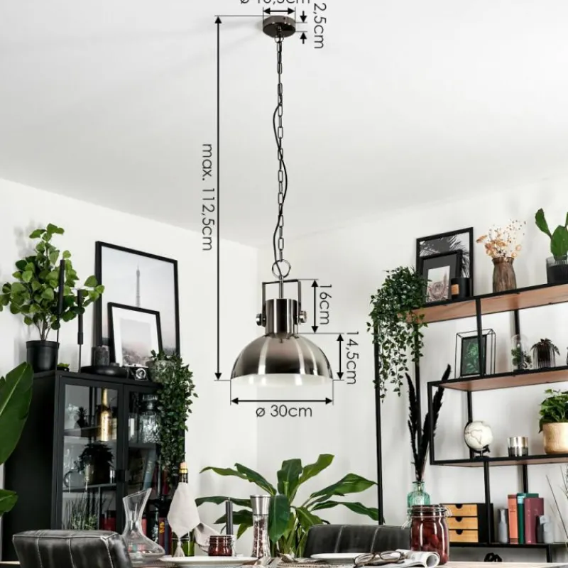 hofstein Suspension Vakern Noir, 1 lumière* Suspensions