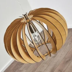 Lampes À Boules-hofstein Suspension Valkom Nickel mat, 1 lumière