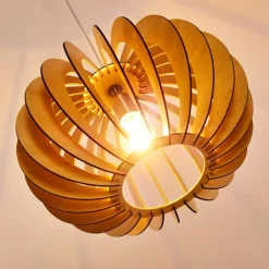 Lampes À Boules-hofstein Suspension Valkom Nickel mat, 1 lumière