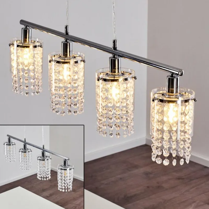 hofstein Suspension Vastervik Chrome, 4 lumières