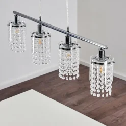 hofstein Suspension Vastervik Chrome, 4 lumières