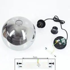 hofstein Suspension Veikkaala Noir, 1 lumière