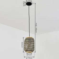Luminaires Scandinaves-hofstein Suspension Venus Noir, 1 lumière