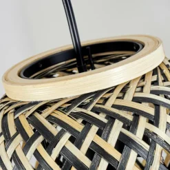 Luminaires Scandinaves-hofstein Suspension Venus Noir, 1 lumière