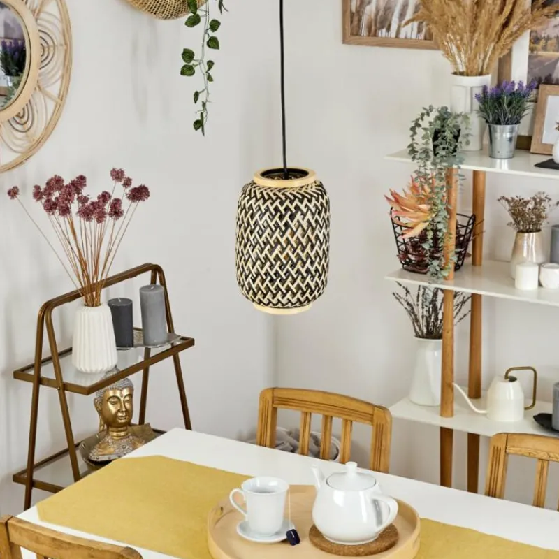 Luminaires Scandinaves-hofstein Suspension Venus Noir, 1 lumière