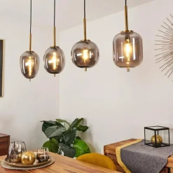 hofstein Suspension Verbania Laiton, 4 lumières