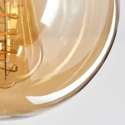 hofstein Suspension Verbania Laiton, Noir, 5 lumières