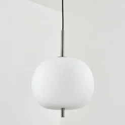 hofstein Suspension Verbania Nickel mat, 1 lumière