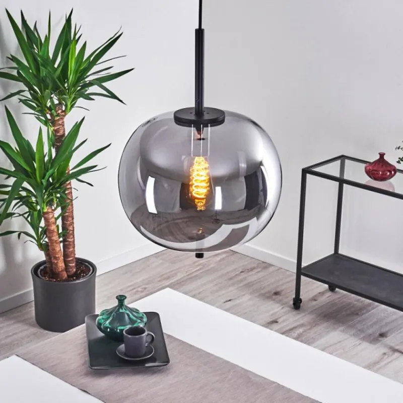 hofstein Suspension Verbania Noir, 1 lumière