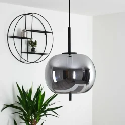 hofstein Suspension Verbania Noir, 1 lumière