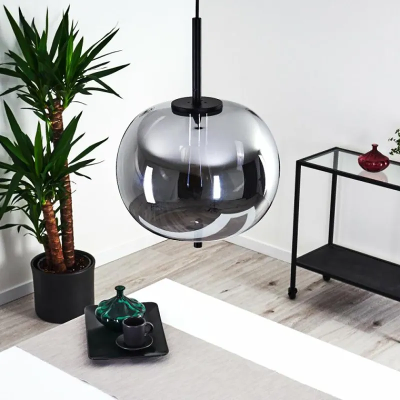 hofstein Suspension Verbania Noir, 1 lumière