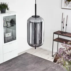 hofstein Suspension Verbania Noir, 1 lumière