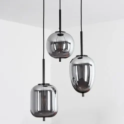 hofstein Suspension Verbania Noir, 3 lumières