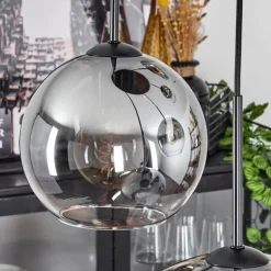 Suspension Verre Fumé-hofstein Suspension Verre 15 cm, 20 cm, 25 cm, 30cm Koyoto Clair, Fumé, 5 lumières